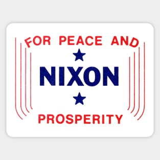 1972 Nixon for Peace and Prosperity Sticker